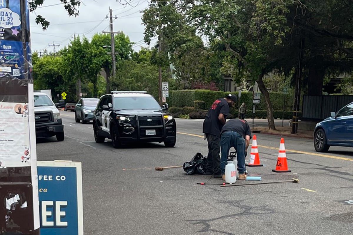 BerkeleyScanner's tweet card. A city meeting Wednesday afternoon, July 16, offers a chance for the public to weigh in on Claremont Avenue traffic safety.
