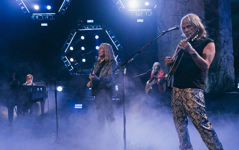 TravisNyquill's tweet card. First look at Spinal Tap 2 as the metal mockumentary icons reunite for one final, chaotic concert. In theaters Sept 12, 2025.