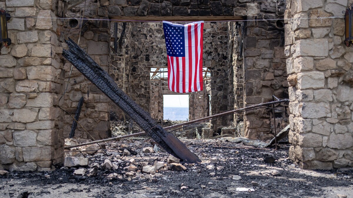 WayneSchutsky's tweet card. Gov. Katie Hobbs said Interior Secretary Doug Burgum committed to investigate the federal government’s handling of the Dragon Bravo Fire that’s still burning around the Grand Canyon.