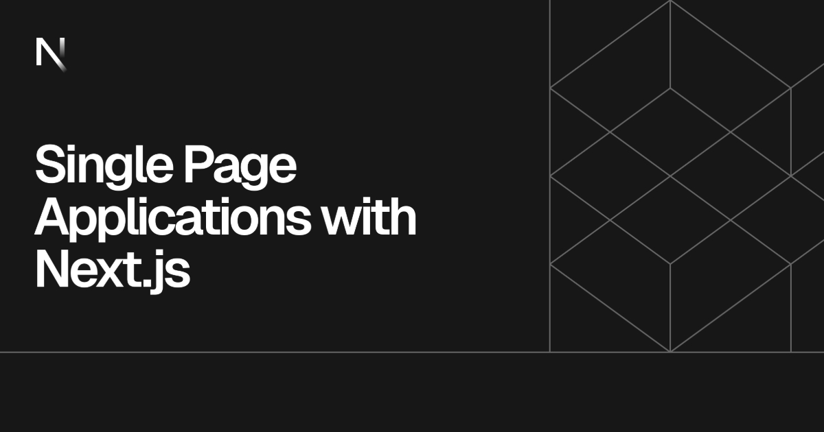 nextjs's tweet card. Next.js fully supports building Single-Page Applications (SPAs).