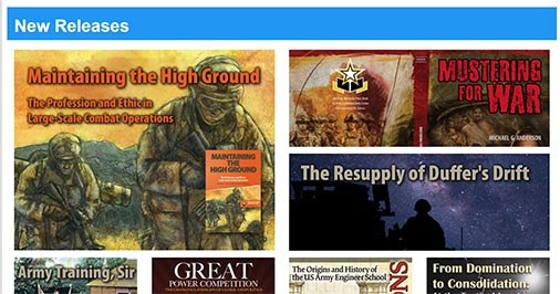 ArmyUPress's tweet card. The Army University Press publishes original interpretive research on historical topics pertinent to the current doctrinal and operational concerns of the US Army.