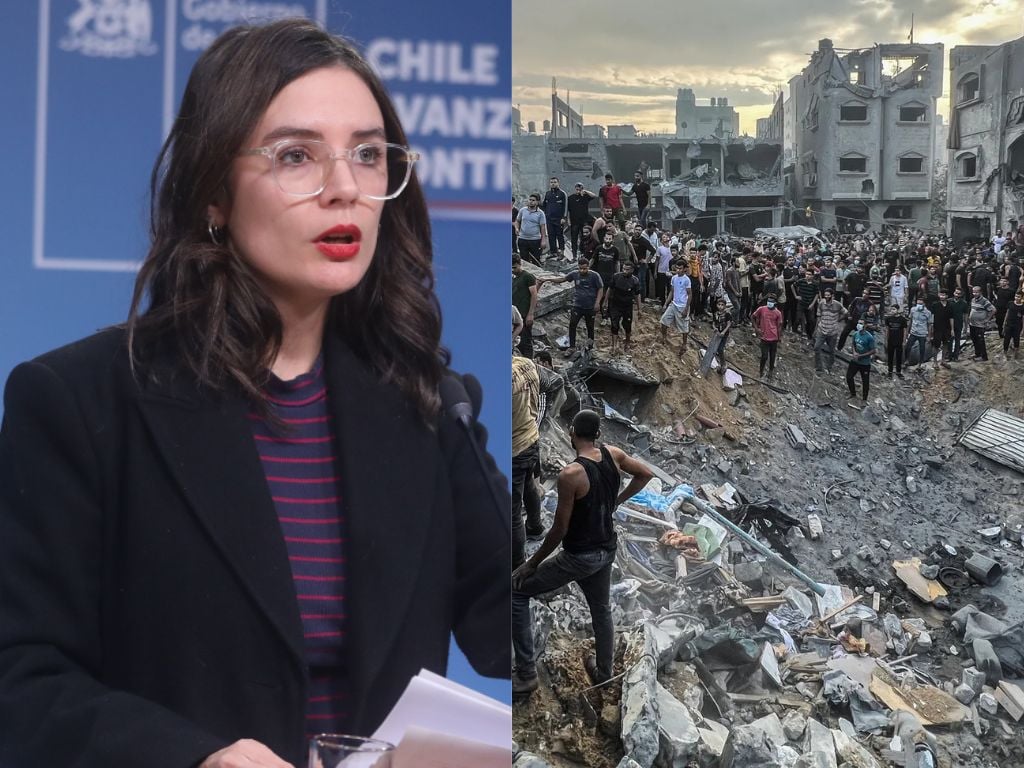 El_Ciudadano's tweet card. En una declaración contundente, la ministra vocera de Gobierno, Camila Vallejo, emplazó a la derecha por mantener un silencio cómplice frente a lo que