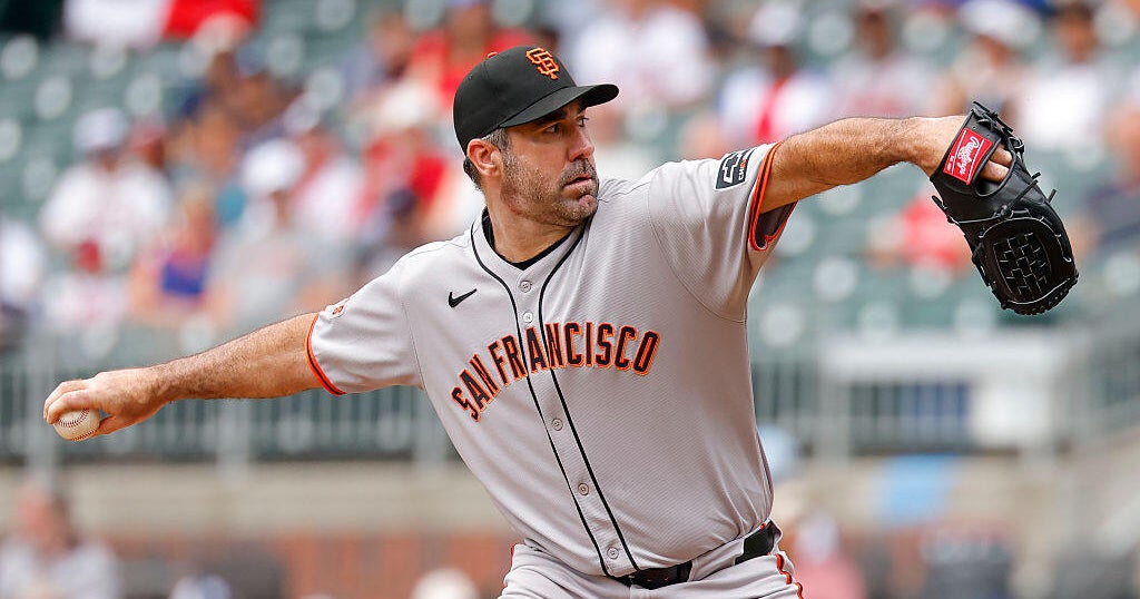 KPIXtv's tweet card. Justin Verlander has ended the longest winless streak for a Giants pitcher in a single season.