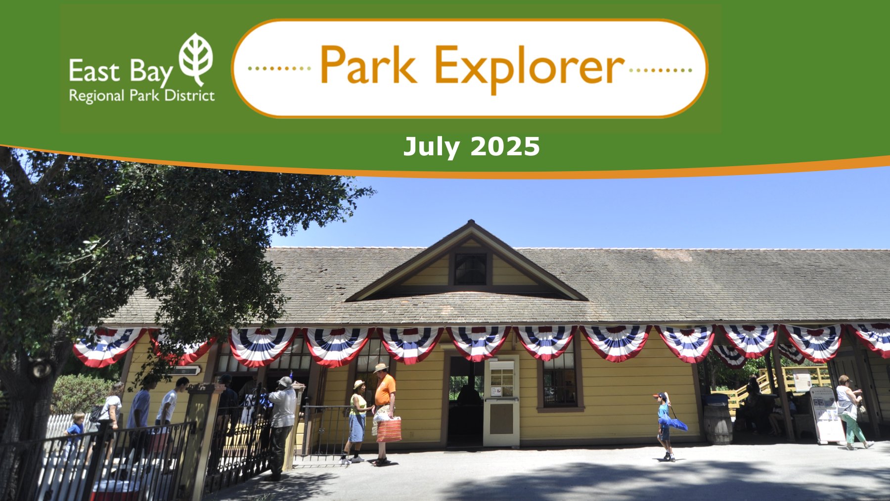 EBRPD's tweet card. Park Explorer e-Newsletter