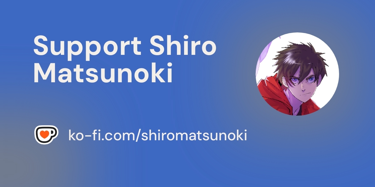 ShiroMatsunoki's tweet card. Support Shiro Matsunoki