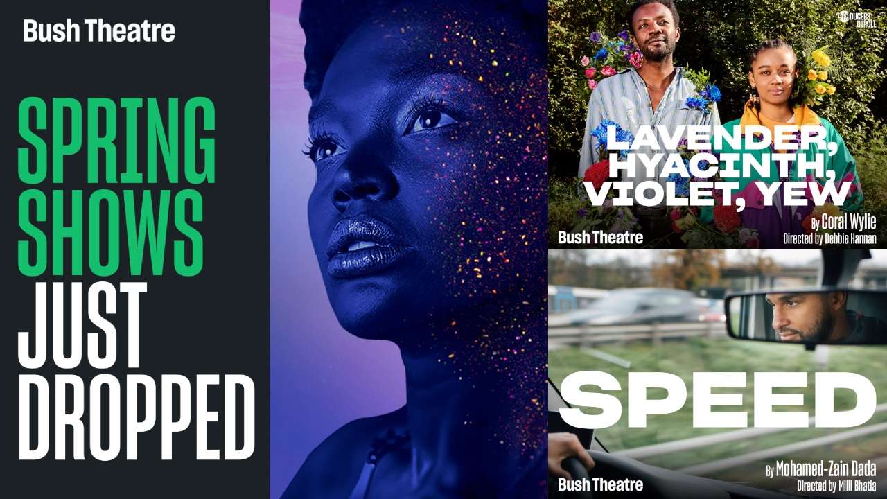 WestEndTheatre's tweet card. New shows: Lavender, Hyacinth, Violet, Yew; Speed; and, …blackbird hour