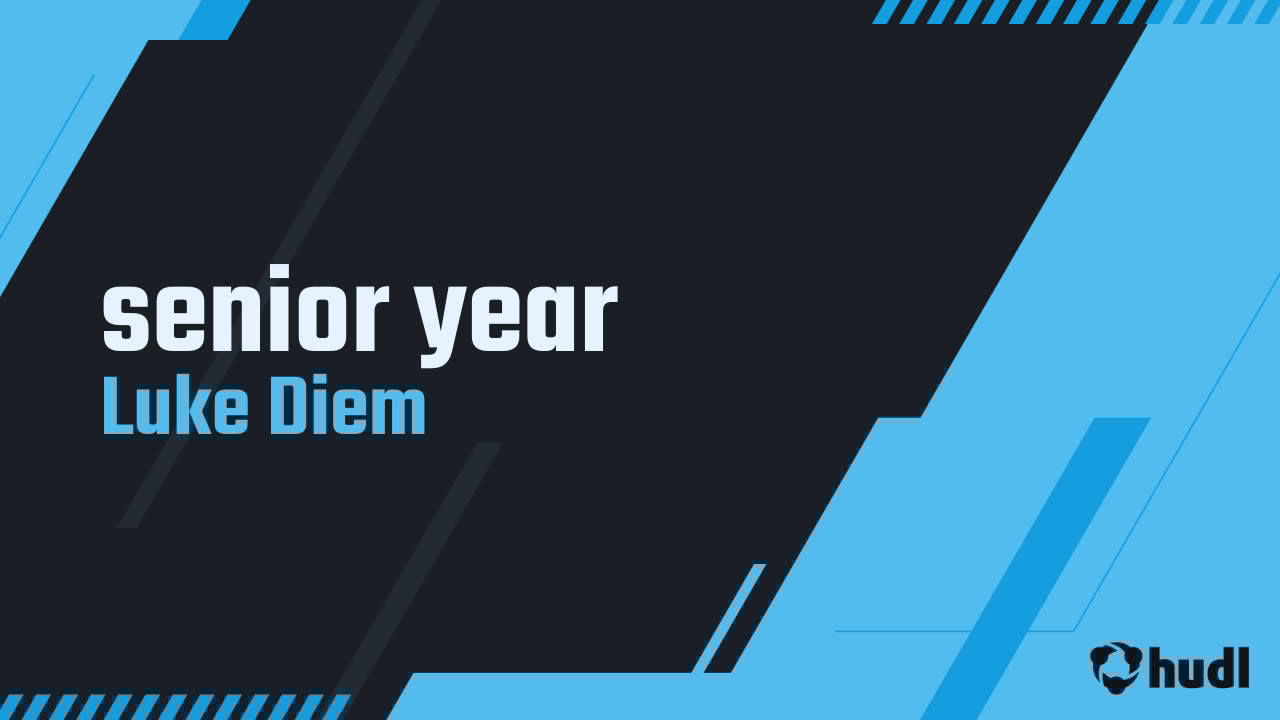 LukeDiem7's tweet card. senior year