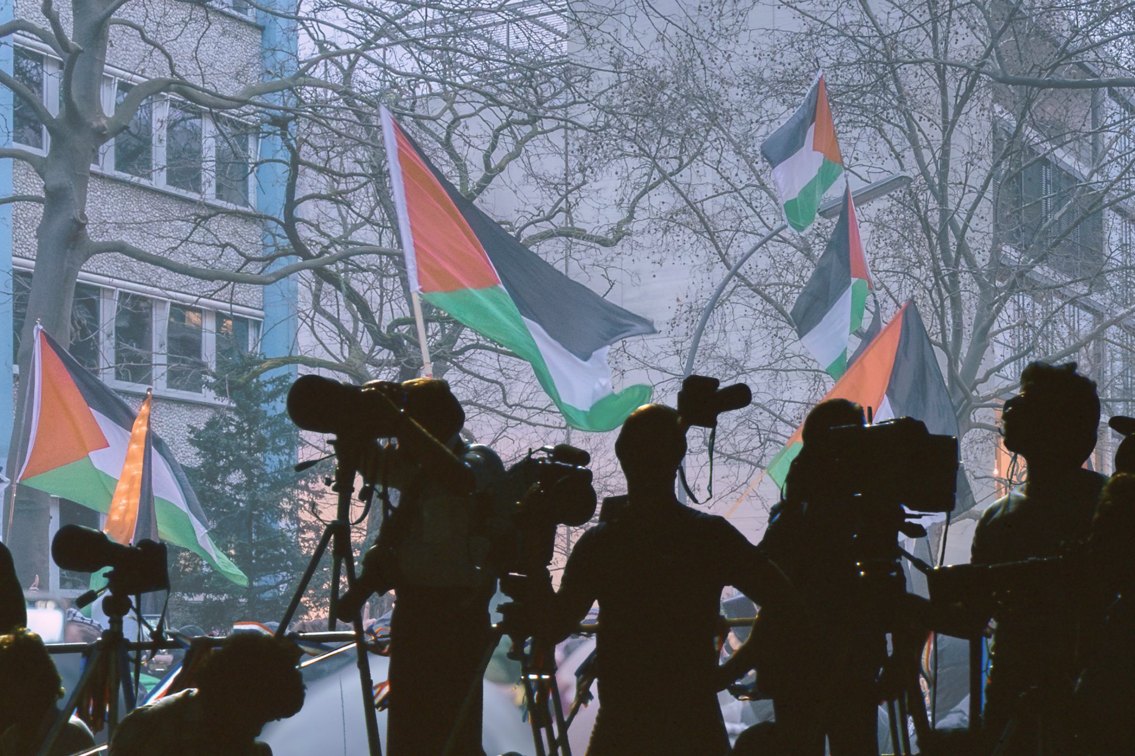 MeredithBklyn's tweet card. Journalists and leaders of nonprofit newsrooms detail losing funding and crackdowns on coverage mentioning criticisms of Israel