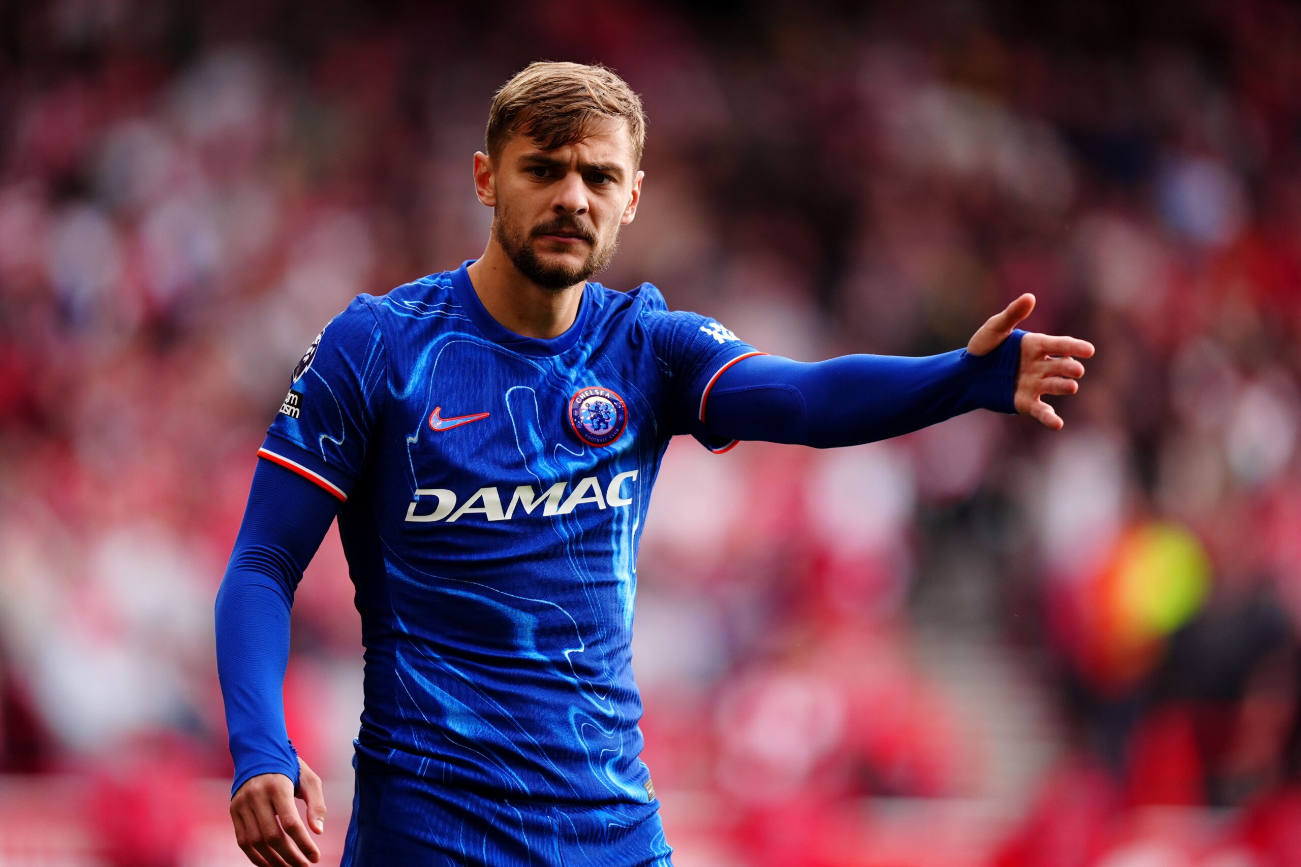 LondonsFirst_'s tweet card. Chelsea’s local rivals Fulham have enquired about the situation of Kiernan Dewsbury Hall. Sky Sports News are reporting that Fulham have explored both a possible loan and permanent move. It is...