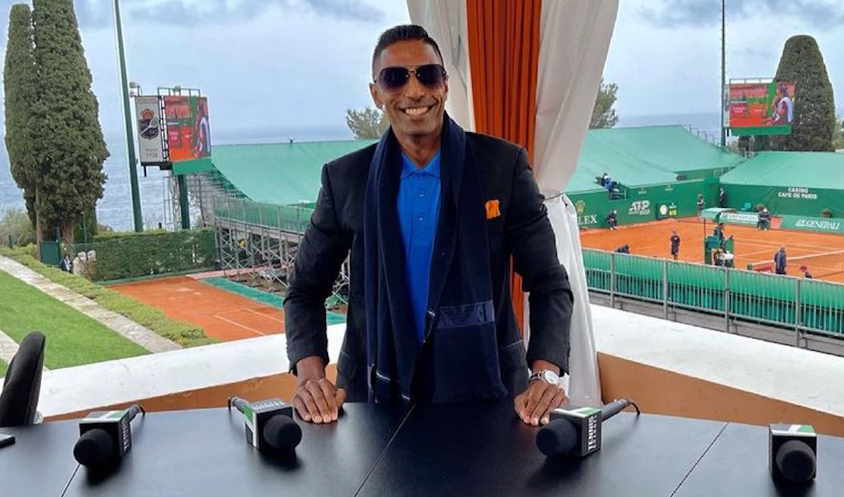 TennisChannelPR's tweet card. Global-desk host Prakash Amritraj will host hourlong conversations in Pariswith former French Open Champion and Hall of Famer Jim Courier,Coach Patrick Mouratoglou and other tennis personalities.