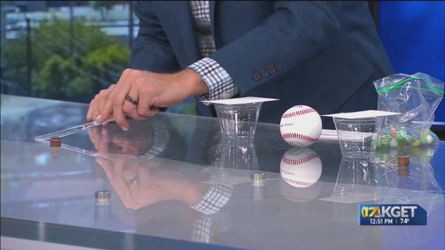 miroyscience's tweet card. BAKERSFIELD, Calif. (KGET) — Learn about Newton’s laws of motion with household items. Justin Janssen, Program Specialist with the Kern County Superintendent of Schools, joined 17 News …