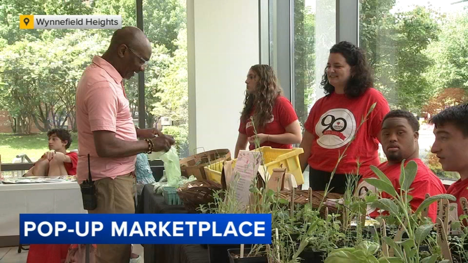 6abc's tweet card. From produce, to candles and treats, the 6abc lobby turned into a pop-up marketplace in celebration of Disability Pride Month.