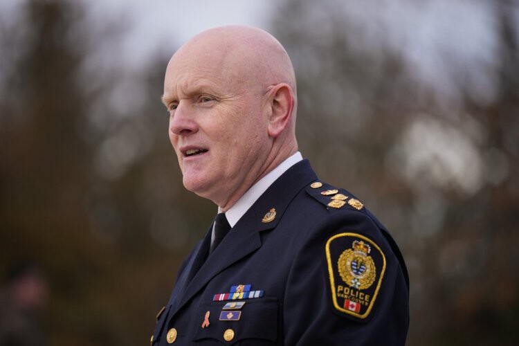 BCPA2008's tweet card. Chief Const. Adam Palmer took command of the force in May 2015, three months before the deadly confrontation between Myles Gray and several VPD officers.