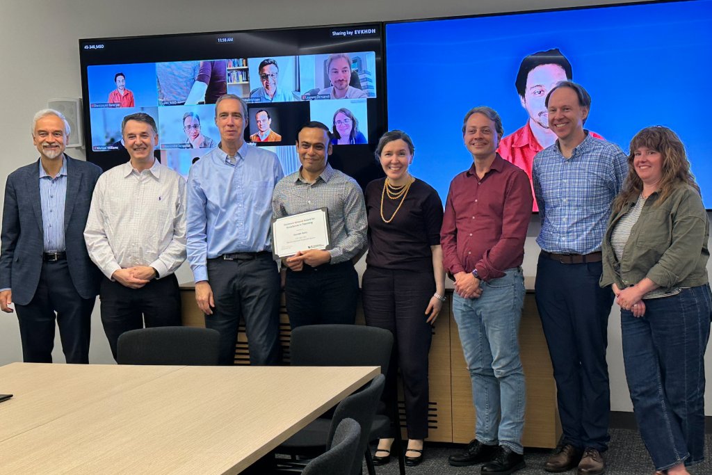 MIT_CEE's tweet card. Saurabh Amin receives 2025 Common Ground Excellence in Teaching Award - MIT Schwarzman College of...