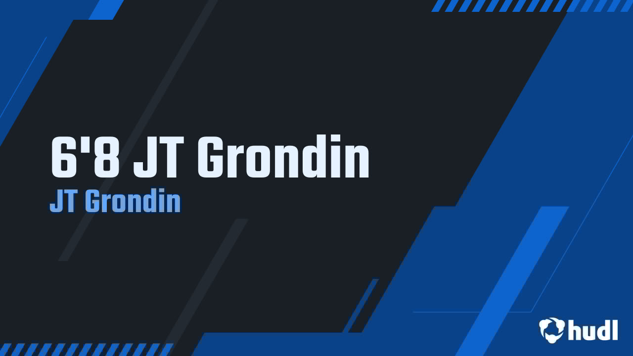 DMEatSJNAmbb's tweet card. 6'8 JT Grondin