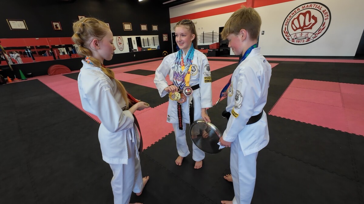 WCPO's tweet card. Four local martial arts students traveled to Sweden to compete in the World Karate Championships, bringing home multiple medals while representing their community and country.