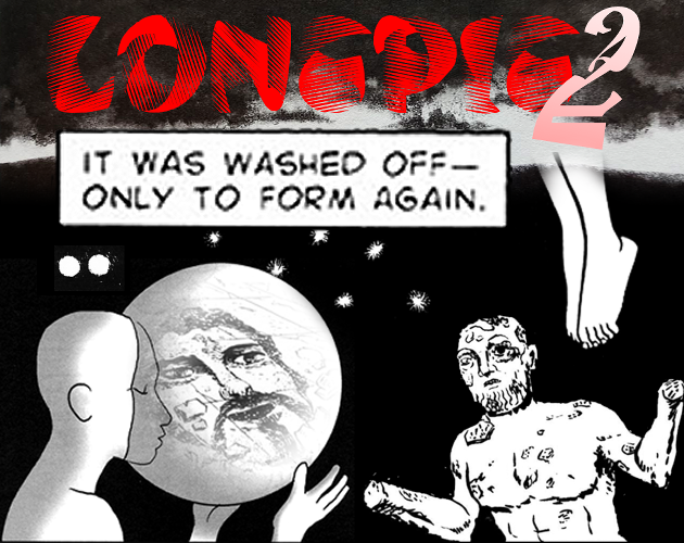 longpig_3's tweet card. Repetitions of stolen panels. Play in your browser