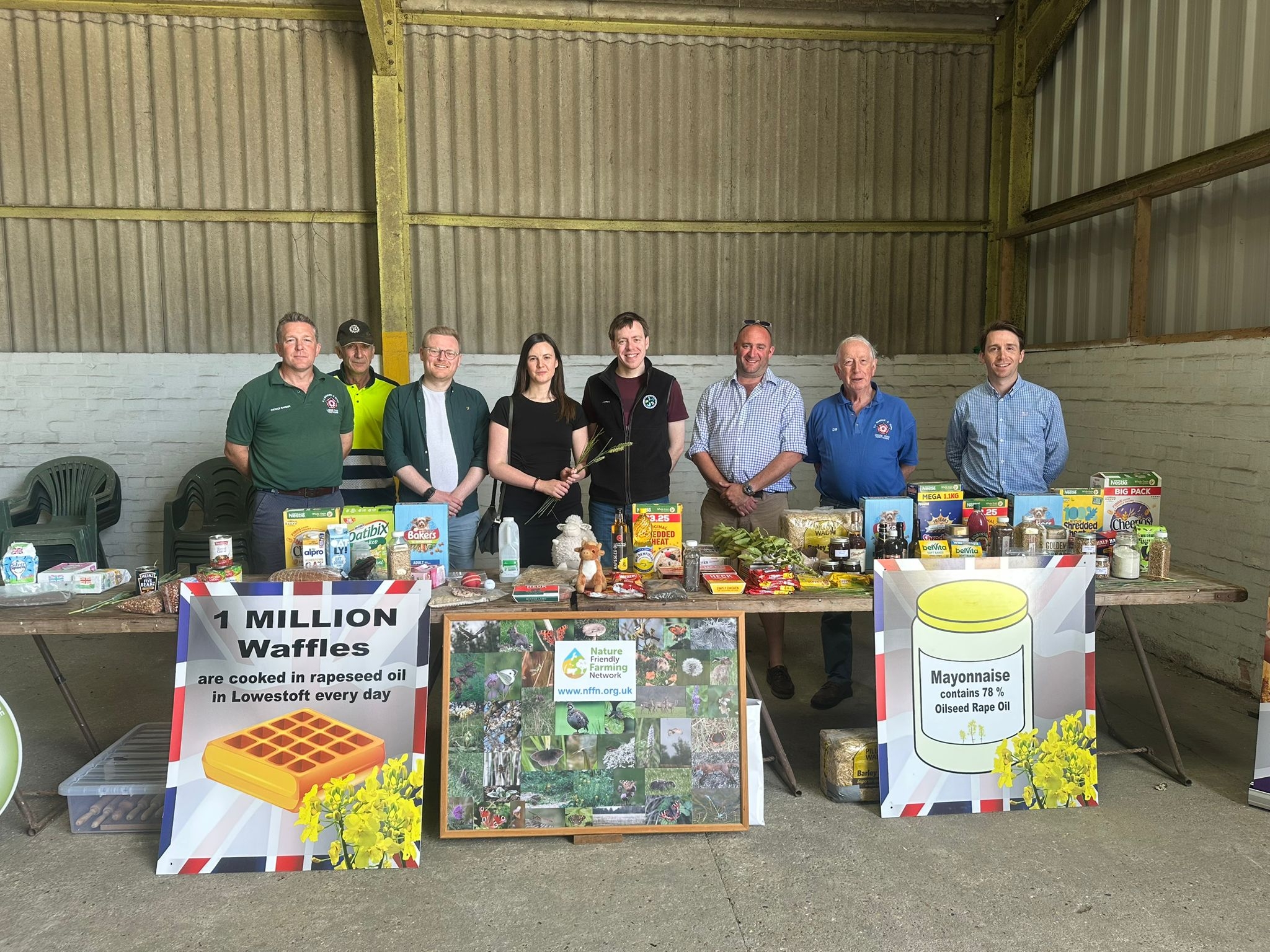 nfueast's tweet card. MPs tour family farm at Westhorpe, near Stowmarket, Suffolk, to see quality food production work in harmony with outstanding environmental success