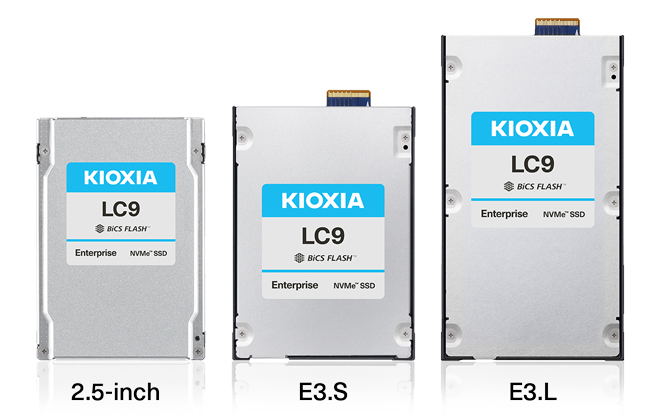 itm_aiplus's tweet card. キオクシアは、生成AI関連企業向けに開発しているNVMe SSD「KIOXIA LC9シリーズ」に、業界初となる245.76TB容量モデルを追加したと発表した。