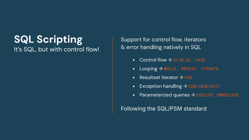 ApacheSpark's tweet card. The upcoming Apache Spark™ 4.0 introduces a new feature for SQL developers and data engineers: SQL Scripting.