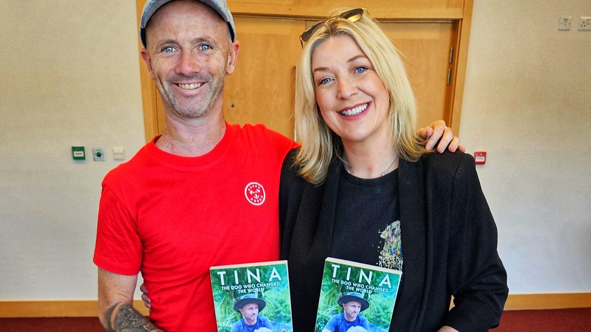 bbcradioulster's tweet card. A reunion with Niall Harbison, Tina the dog who changed the world and animal allergies.