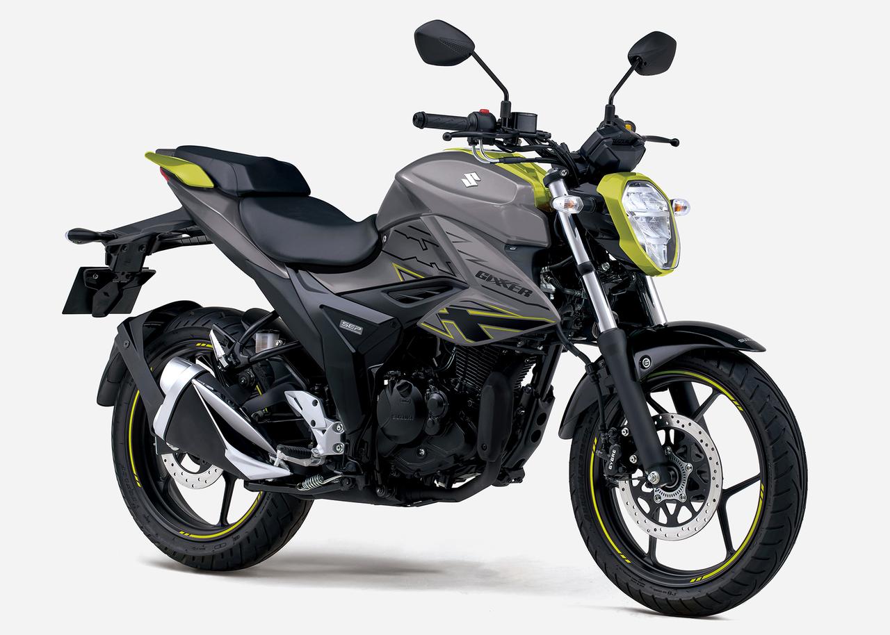 webautoby's tweet card. ▶▶▶写真はこちら｜スズキ「ジクサー150」（14枚） SUZUKI「GIXXER150」 税込価格：38万5000円 全長×全幅×全高：2020×800×1035mm ホイールベース：1335mm シート高：795mm 車両重量：139kg スズキのライトウェイトスポーツネイキッド「ジクサー150」は扱いやすさと実用性が特長の1台。 兄弟モデルのジクサー250と車体のベースを共有しており、...