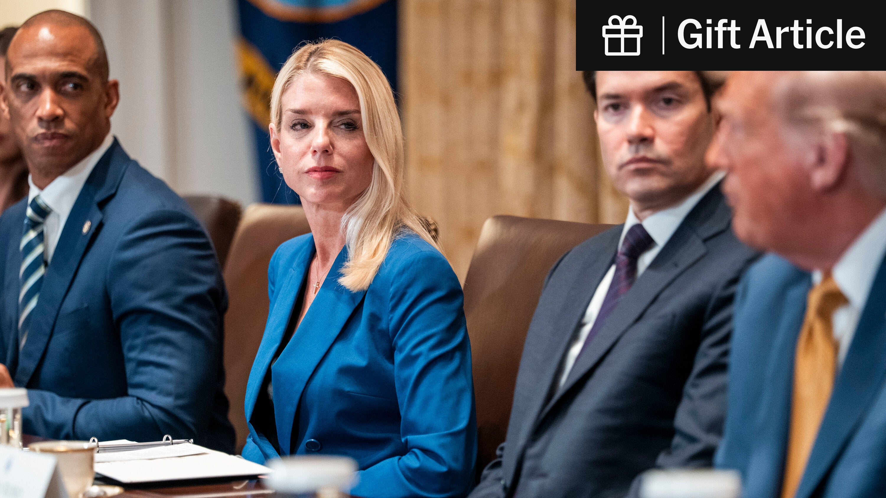 DavidCouchAR's tweet card. Trump Live Updates: Bondi Told President His Name Was in Epstein Files (Gift Article)