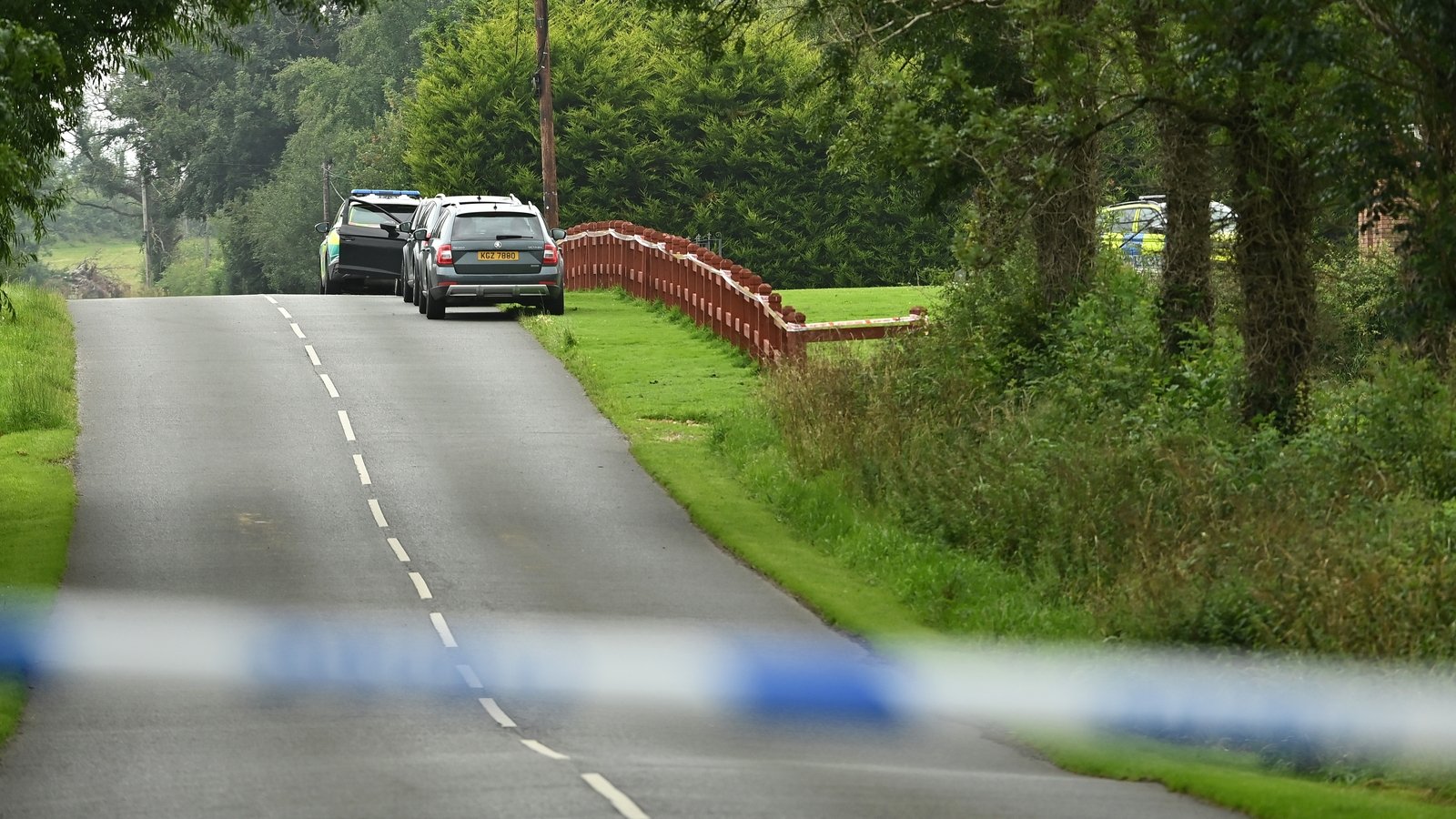 vincekearney's tweet card. A boy, a girl and a woman in her 40s have died after a shooting near Maguiresbridge in Co Fermanagh, police have confirmed.