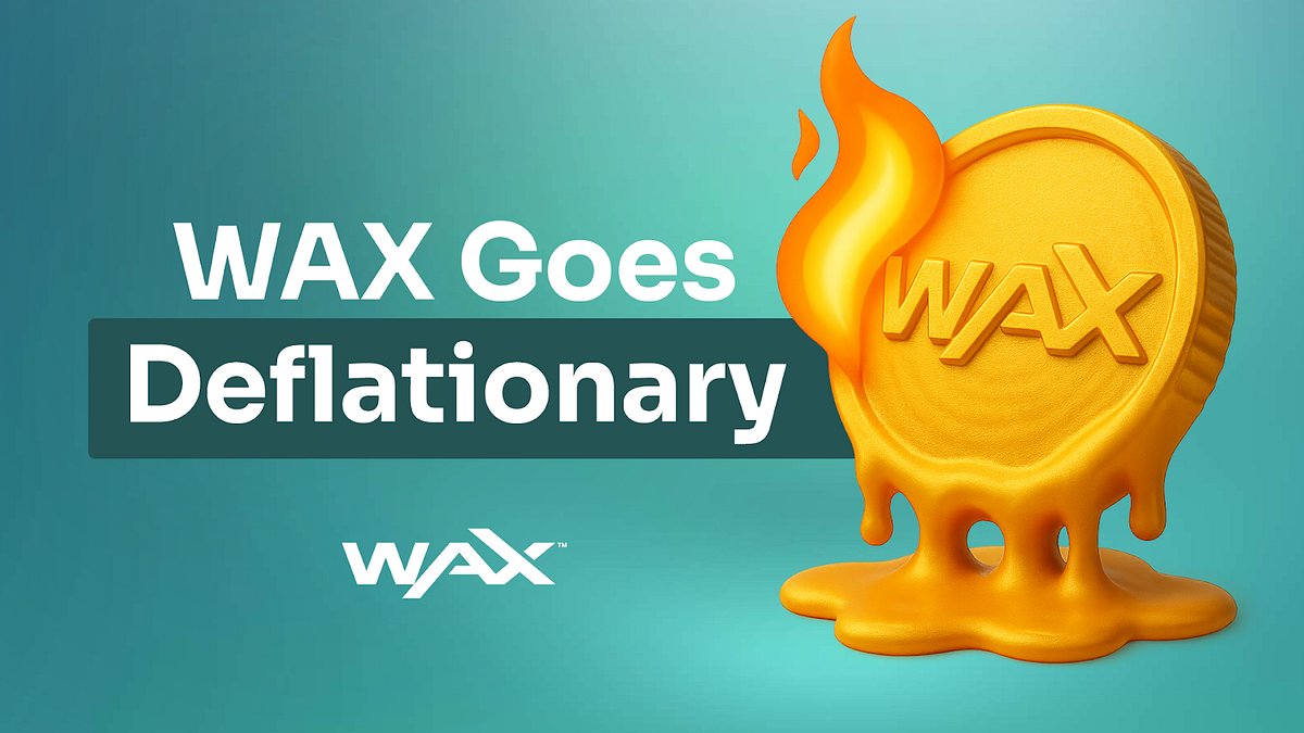 WAX_io's tweet card. Over the past two months, we’ve been dialing in how resources are distributed and how inflation is managed. The result? On-chain inflation…