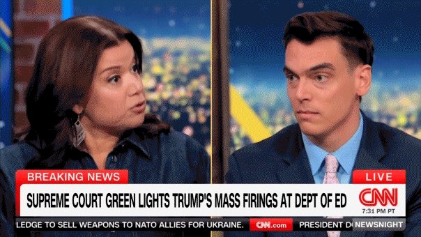 BehindTheWallvm's tweet card. Ana Navarro sparked controversy on CNN by pointing out journalist Brad Polumbo's race while discussing perspectives on immigration policies affecting Latinos.