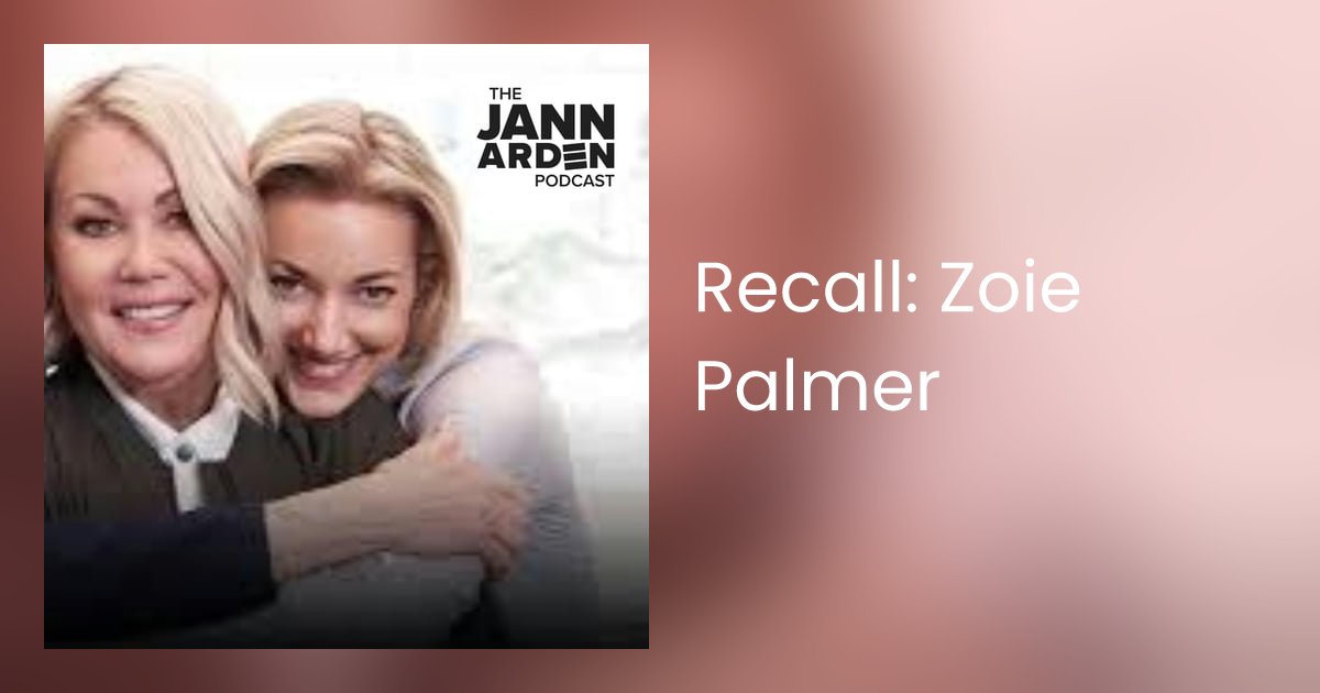 JannArdenPod's tweet card. Jann Arden revisits her short but sweet conversation with her JANN SHOW co-star Zoie Palmer as they celebrated season three.