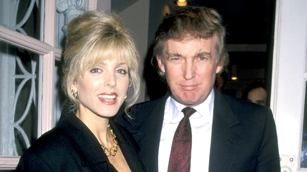 TrumpFile's tweet card. Jeffrey Epstein attended the wedding of Donald Trump and Marla Maples, a Georgia beauty queen / model chosen to enhance Trump’s chances in a presidential election.