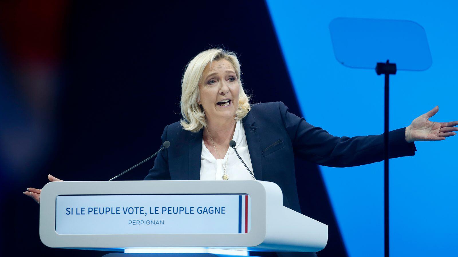 ConalThomas's tweet card. Le Pen had denied any wrongdoing and said the prosecution is seeking her political death