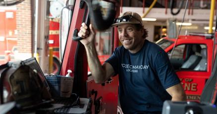 DonovanFentonNH's tweet card. Retired Lt. Aaron Cooper from the Keene, NH fire department co-founded Project Mayday and became an advocate for firefighter physical and mental health