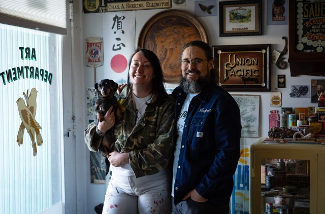 rickkogan's tweet card. Andrew and Kelsey McClellan, owners of Heart & Bone Signs, have been painting the town for more than a decade and also work to preserve the “ghost signs” of Chicago’s past.