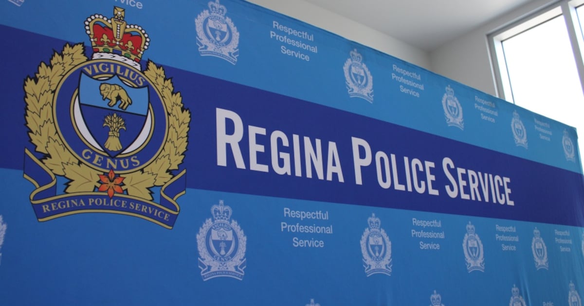 SaskMorningLive's tweet card. The Regina Police Service (RPS) is on scene of a collision involving a pedestrian at the intersection of Lewvan Drive and Regina Avenue.