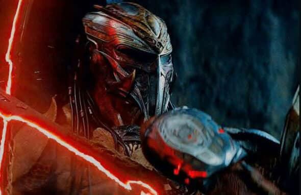 scifiedcom's tweet card. New Predator mask design in Badlands - A Predator: Badlands Image