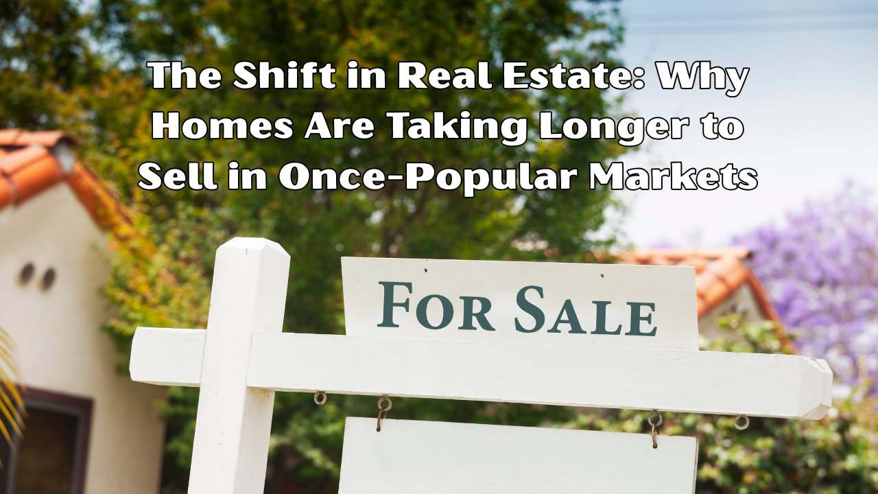 RONNIEGTV's tweet card. The real estate landscape is shifting dramatically, with some of the most coveted housing markets experiencing noticeable slowdowns. Homes that once sold in days are now lingering on the market for...