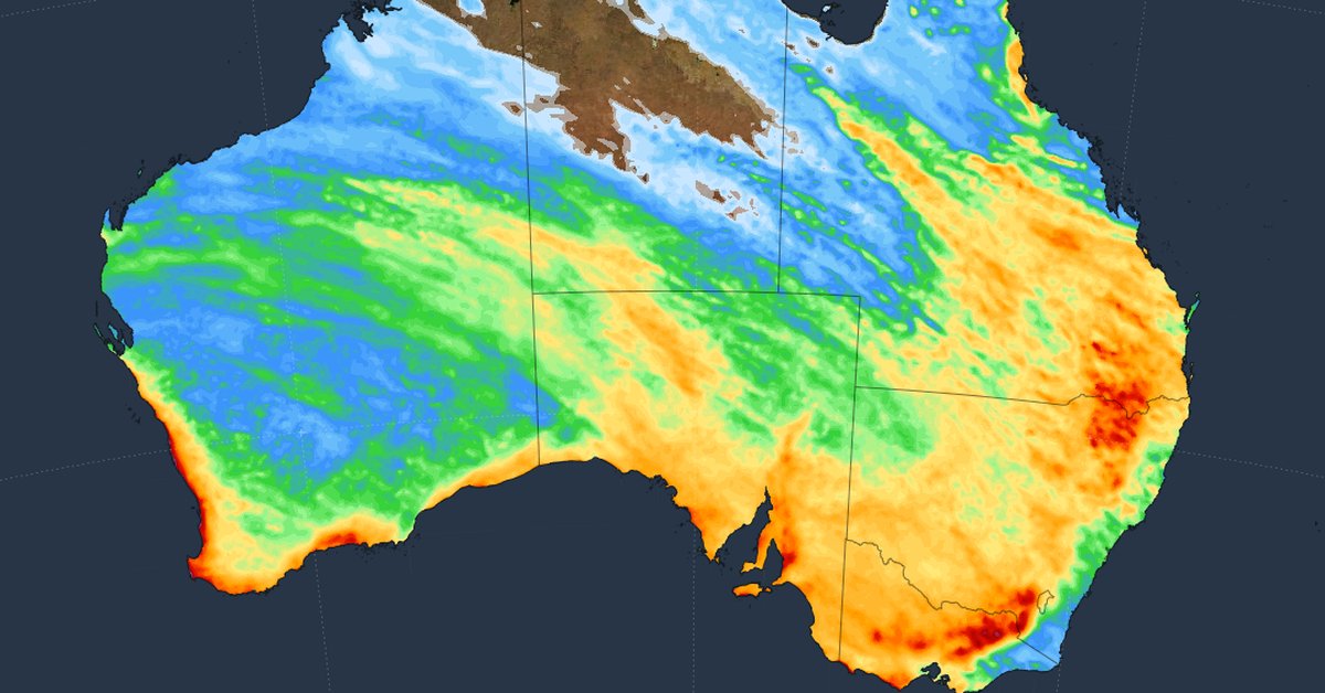 9NewsAUS's tweet card. Millions warned as 80 per cent of Australia to cop drenching