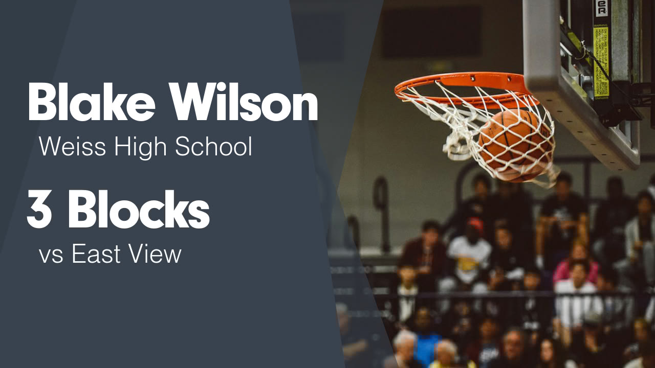 Blak30Wilson's tweet card. 3 Blocks vs East View