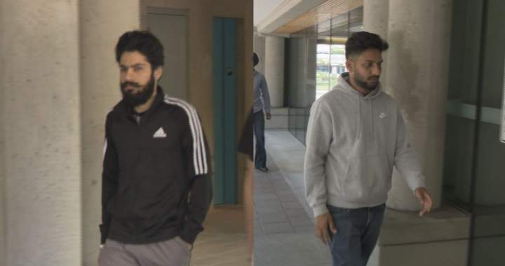 CplNoon's tweet card. Two men have been sentenced to three years in prison and handed a three-year driving ban for deliberately dragging a man they struck with their vehicle in Surrey.