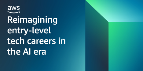 AWSNewsroom's tweet card. New research reveals how AI is transforming entry-level tech careers, creating unprecedented opportunities in software development, data analysis, cloud engineering, and other high-growth fields....