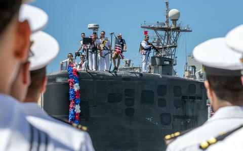 kiddaaron's tweet card. The Los Angeles-class attack submarine USS Toledo recently arrived at its new homeport at Joint Base Pearl Harbor-Hickam in Hawaii to join Submarine Squadron 7 after undergoing a major modernization...