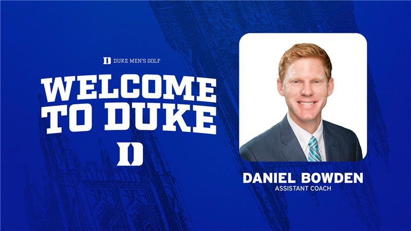 IC_Wire's tweet card. Duke men's golf head coach Bob Heintz has announced the hiring of Daniel Bowden as an assistant coach for the Blue Devils.