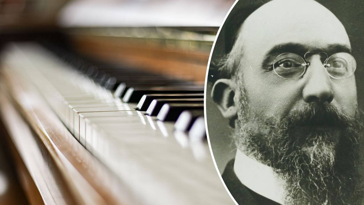 ClassicFM's tweet card. Satie's forgotten manuscripts and unfinished sketches have been reconstructed and recorded.