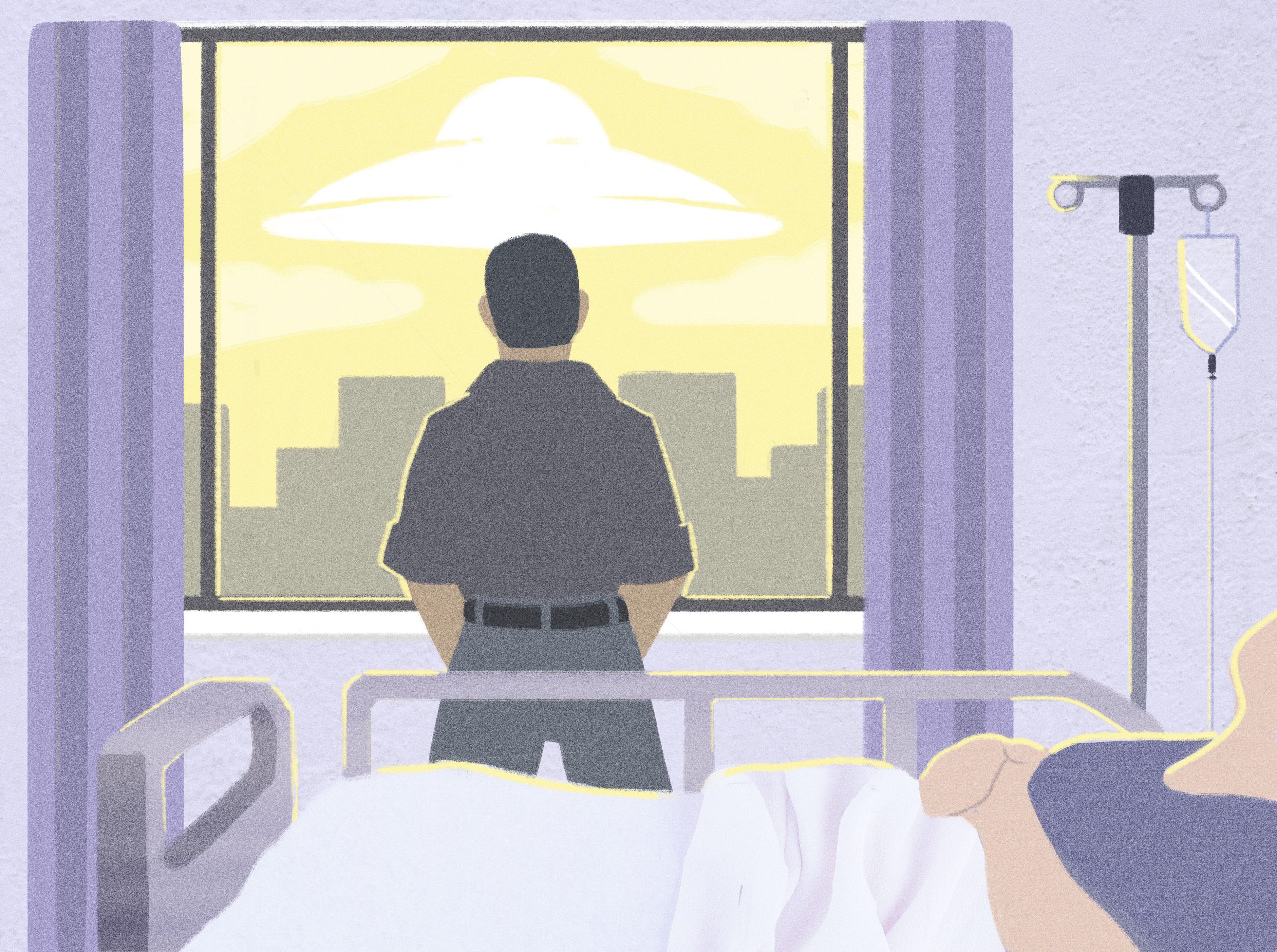 GhostParachute's tweet card. My wife reaches for my hand from the hospital bed and asks me to remind her about the greatest thing that happened in my lifetime. “Tell me the story again,” she says, her voice dry and shaky, and so...