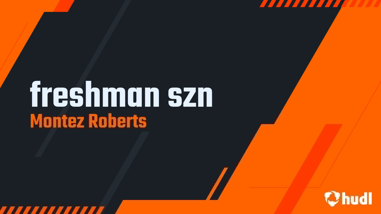 MontezRoberts__'s tweet card. freshman szn