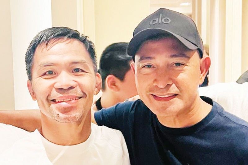 PhilippineStar's tweet card. Cesar Montano and Manny Pacquiao are kindred spirits. Both of them are proudly “Bisaya.” They did not lose sight of their humble beginnings.