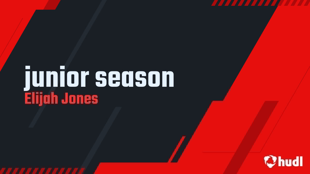 el1_jones_'s tweet card. junior season
