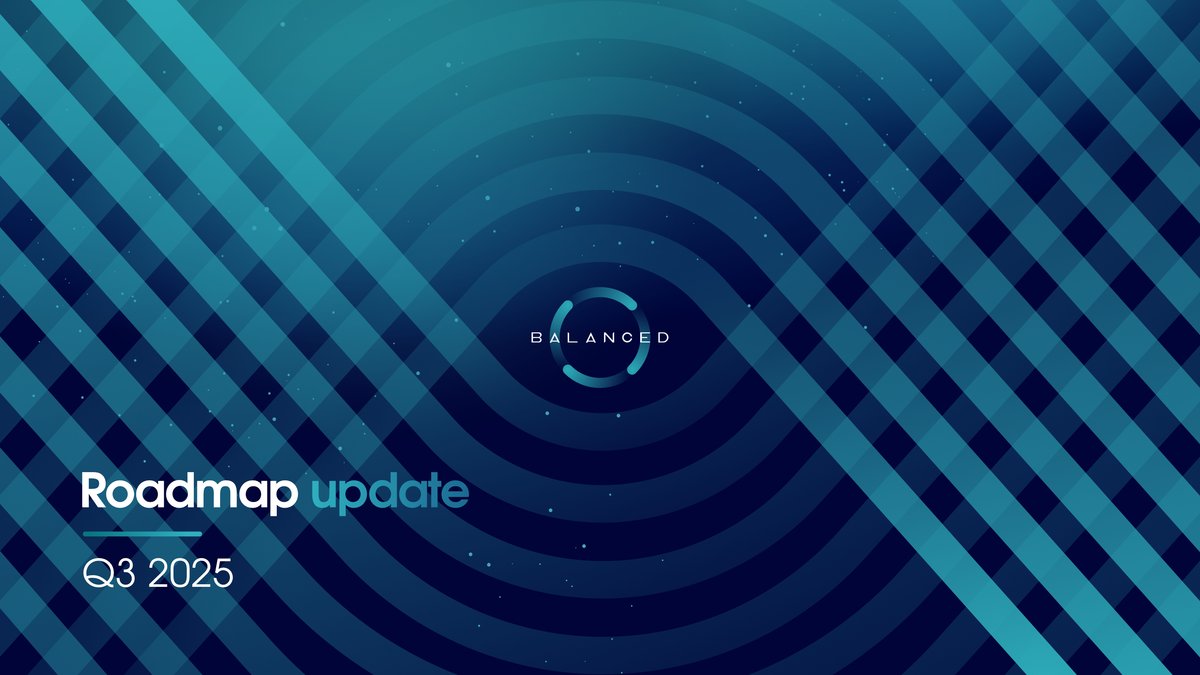 BalancedDeFi's tweet card. The pivot from protocol to frontend: charting a new course for the Balanced app.